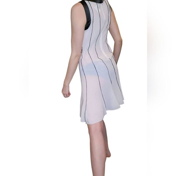 Vintage Sandra Darren Flapper-esque Mini Dress- Size 6 - Picture 3 of 8